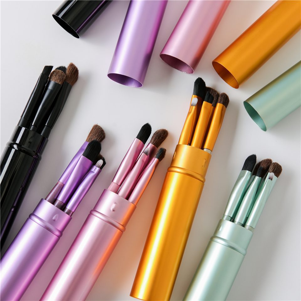 BBL 5pcs Travel Portable Mini Eye Makeup Brushes Set Smudge Eyeshadow Eyeliner Eyebrow Brush Lip Make Up Brush kit Professional BBL 5pcs Travel Portable Mini Eye Makeup Brushes Set Smudge Eyeshadow Eyeliner Eyebrow Brush Lip Make Up Brush kit Professional