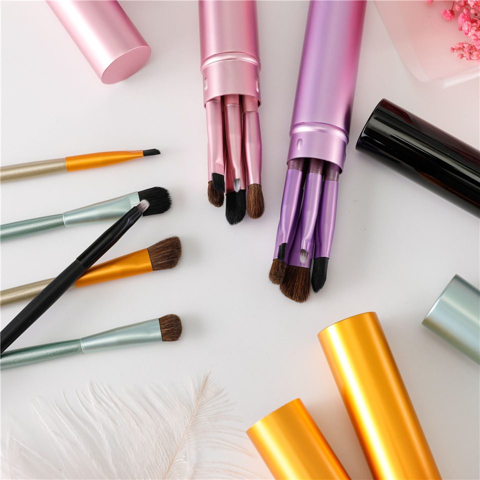 BBL 5pcs Travel Portable Mini Eye Makeup Brushes Set Smudge Eyeshadow Eyeliner Eyebrow Brush Lip Make Up Brush kit Professional BBL 5pcs Travel Portable Mini Eye Makeup Brushes Set Smudge Eyeshadow Eyeliner Eyebrow Brush Lip Make Up Brush kit Professional