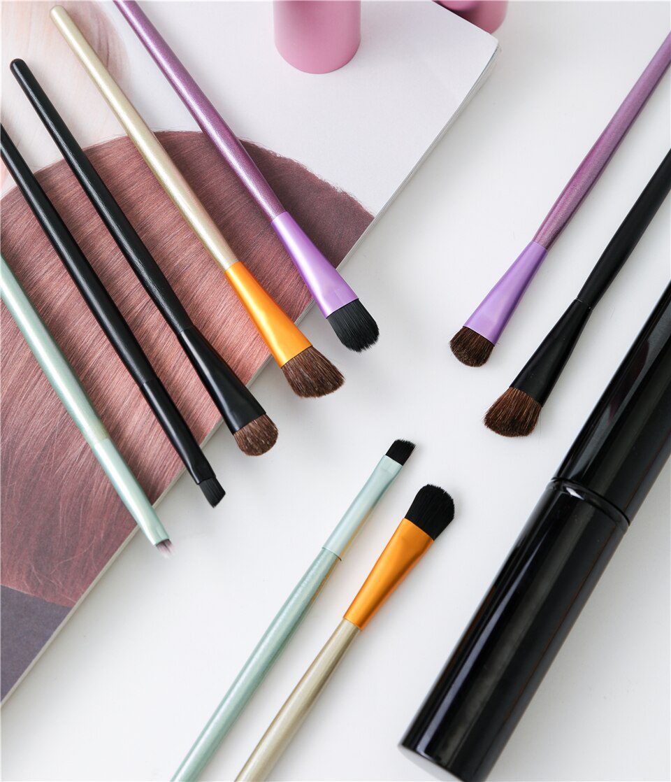 BBL 5pcs Travel Portable Mini Eye Makeup Brushes Set Smudge Eyeshadow Eyeliner Eyebrow Brush Lip Make Up Brush kit Professional BBL 5pcs Travel Portable Mini Eye Makeup Brushes Set Smudge Eyeshadow Eyeliner Eyebrow Brush Lip Make Up Brush kit Professional