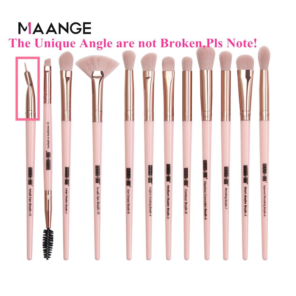 MAANGE Pro 3/5/12 pcs/lot Makeup Brushes Set Eye Shadow Blending Eyeliner Eyelash Eyebrow Brushes For Makeup New MAANGE Pro 3/5/12 pcs/lot Makeup Brushes Set Eye Shadow Blending Eyeliner Eyelash Eyebrow Brushes For Makeup New