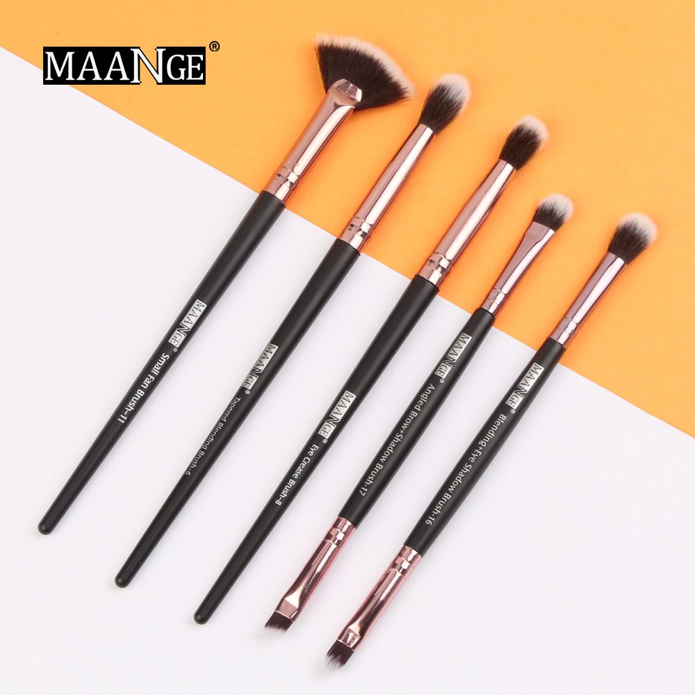 MAANGE Pro 3/5/12 pcs/lot Makeup Brushes Set Eye Shadow Blending Eyeliner Eyelash Eyebrow Brushes For Makeup New MAANGE Pro 3/5/12 pcs/lot Makeup Brushes Set Eye Shadow Blending Eyeliner Eyelash Eyebrow Brushes For Makeup New