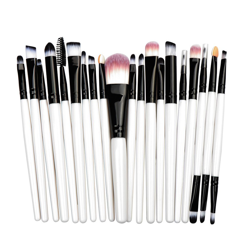 La Milee 20/5Pcs Makeup Brushes Set Eye Shadow Foundation Powder Eyeliner Eyelash Lip Make Up Brush Cosmetic Beauty Tool Kit Hot La Milee 20/5Pcs Makeup Brushes Set Eye Shadow Foundation Powder Eyeliner Eyelash Lip Make Up Brush Cosmetic Beauty Tool Kit Hot