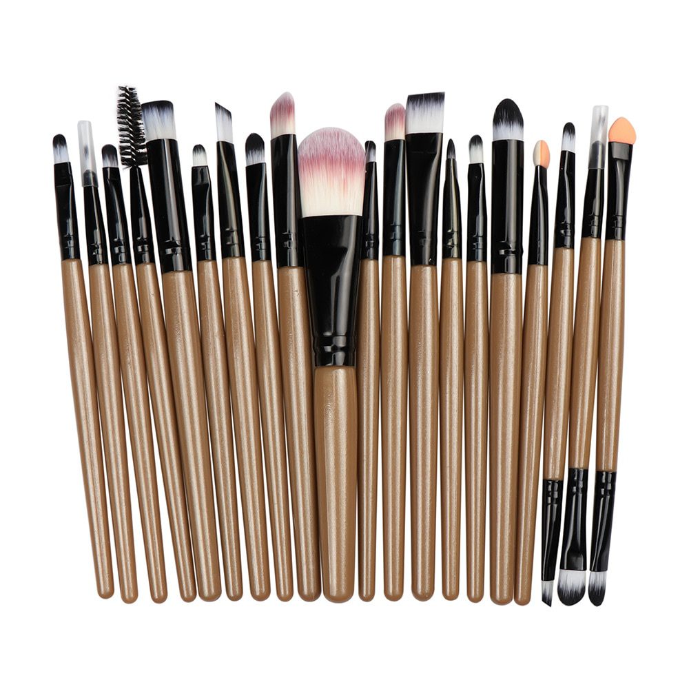 La Milee 20/5Pcs Makeup Brushes Set Eye Shadow Foundation Powder Eyeliner Eyelash Lip Make Up Brush Cosmetic Beauty Tool Kit Hot La Milee 20/5Pcs Makeup Brushes Set Eye Shadow Foundation Powder Eyeliner Eyelash Lip Make Up Brush Cosmetic Beauty Tool Kit Hot
