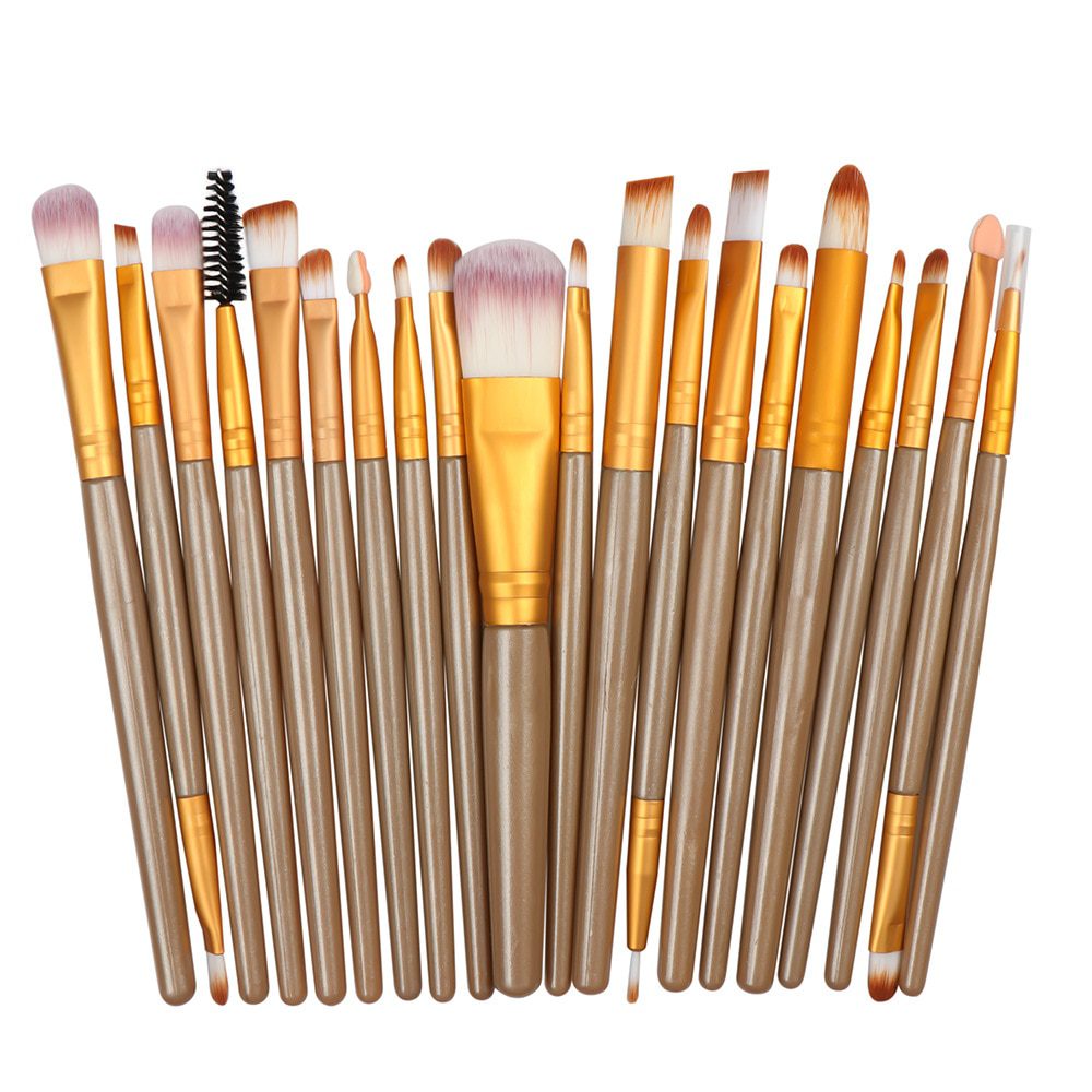 La Milee 20/5Pcs Makeup Brushes Set Eye Shadow Foundation Powder Eyeliner Eyelash Lip Make Up Brush Cosmetic Beauty Tool Kit Hot La Milee 20/5Pcs Makeup Brushes Set Eye Shadow Foundation Powder Eyeliner Eyelash Lip Make Up Brush Cosmetic Beauty Tool Kit Hot