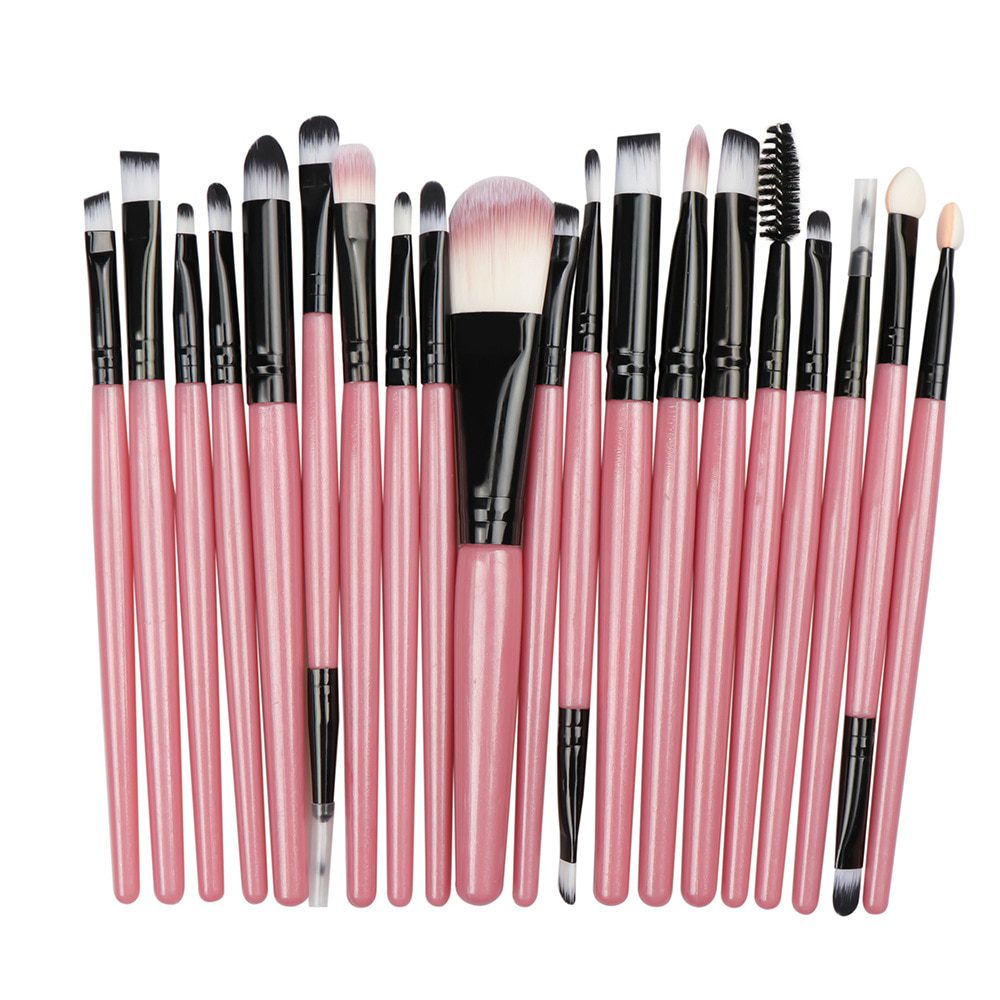 La Milee 20/5Pcs Makeup Brushes Set Eye Shadow Foundation Powder Eyeliner Eyelash Lip Make Up Brush Cosmetic Beauty Tool Kit Hot La Milee 20/5Pcs Makeup Brushes Set Eye Shadow Foundation Powder Eyeliner Eyelash Lip Make Up Brush Cosmetic Beauty Tool Kit Hot