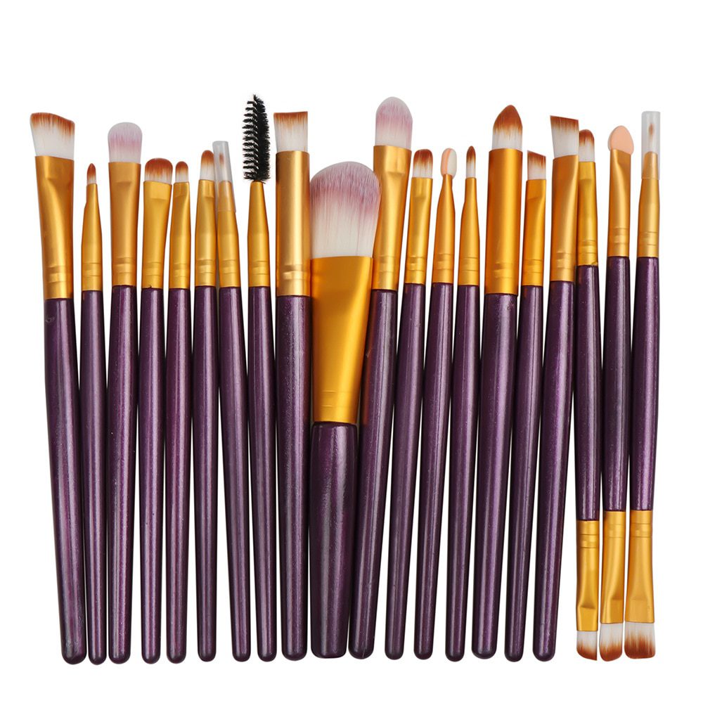 La Milee 20/5Pcs Makeup Brushes Set Eye Shadow Foundation Powder Eyeliner Eyelash Lip Make Up Brush Cosmetic Beauty Tool Kit Hot La Milee 20/5Pcs Makeup Brushes Set Eye Shadow Foundation Powder Eyeliner Eyelash Lip Make Up Brush Cosmetic Beauty Tool Kit Hot