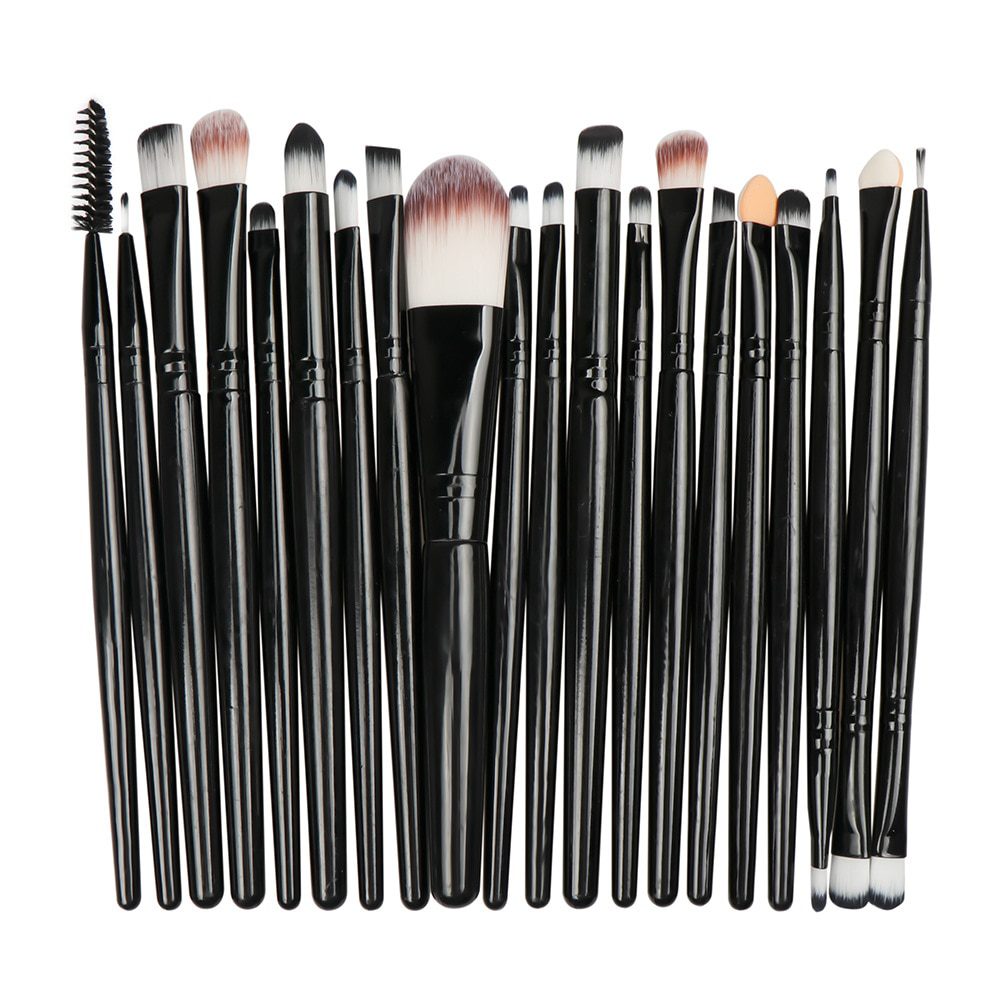 La Milee 20/5Pcs Makeup Brushes Set Eye Shadow Foundation Powder Eyeliner Eyelash Lip Make Up Brush Cosmetic Beauty Tool Kit Hot La Milee 20/5Pcs Makeup Brushes Set Eye Shadow Foundation Powder Eyeliner Eyelash Lip Make Up Brush Cosmetic Beauty Tool Kit Hot