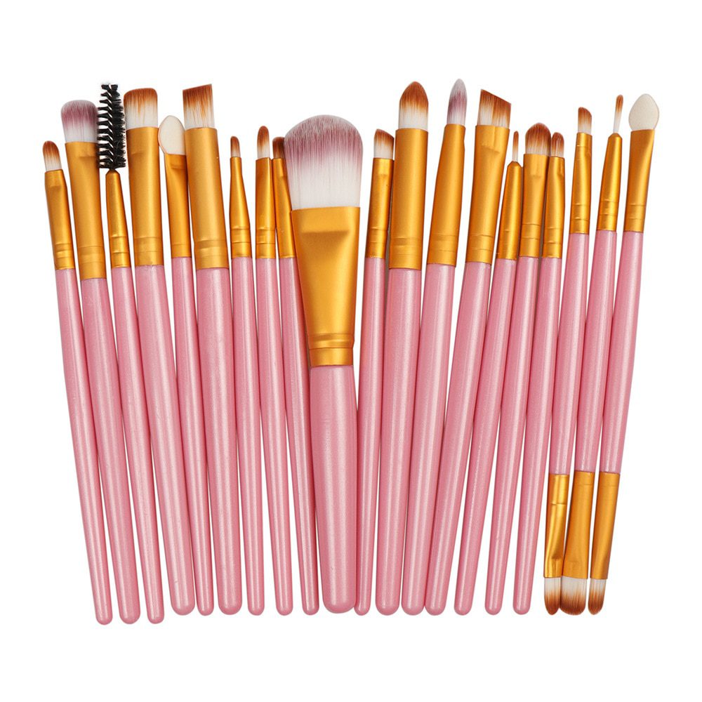 La Milee 20/5Pcs Makeup Brushes Set Eye Shadow Foundation Powder Eyeliner Eyelash Lip Make Up Brush Cosmetic Beauty Tool Kit Hot La Milee 20/5Pcs Makeup Brushes Set Eye Shadow Foundation Powder Eyeliner Eyelash Lip Make Up Brush Cosmetic Beauty Tool Kit Hot