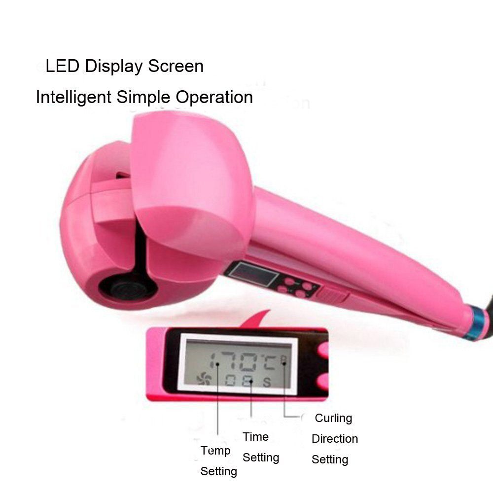 New Automatic LCD Anti-Scalding Curling Iron Hair Heating Curler Wand Styling Tools Styler Curl Iron Ceramic Curlers Spiral WXB New Automatic LCD Anti-Scalding Curling Iron Hair Heating Curler Wand Styling Tools Styler Curl Iron Ceramic Curlers Spiral WXB