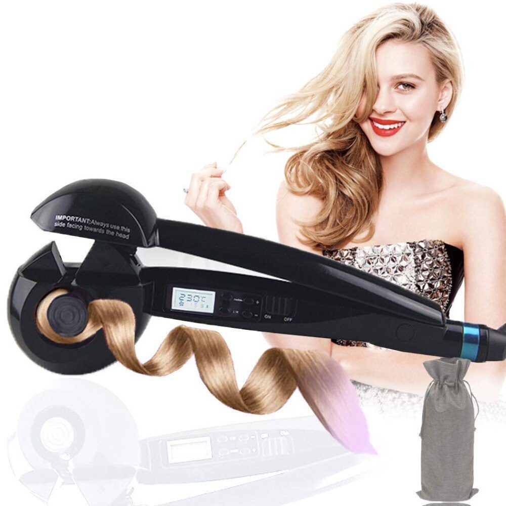 New Automatic LCD Anti-Scalding Curling Iron Hair Heating Curler Wand Styling Tools Styler Curl Iron Ceramic Curlers Spiral WXB New Automatic LCD Anti-Scalding Curling Iron Hair Heating Curler Wand Styling Tools Styler Curl Iron Ceramic Curlers Spiral WXB