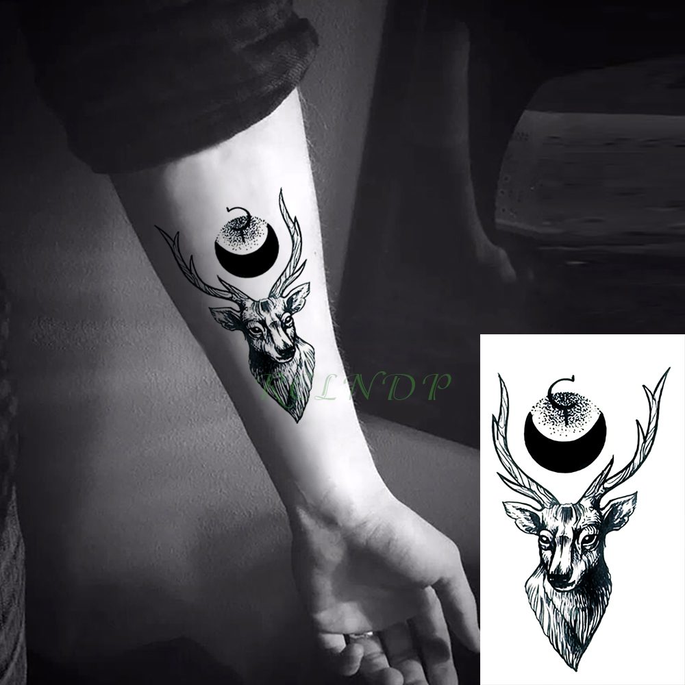 Waterproof Temporary Tattoo Stickers Moon Hill forest star Fake Tatto Flash Tatoo Tatouage Body Art Hand Foot for Girl Women Men Waterproof Temporary Tattoo Stickers Moon Hill forest star Fake Tatto Flash Tatoo Tatouage Body Art Hand Foot for Girl Women Men