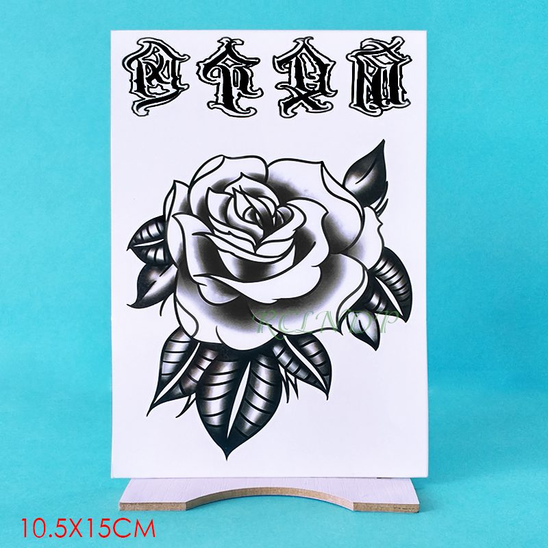 Waterproof Temporary Tattoo Sticker Flower Rose Fake Tatto Flash Tatoo Hand Arm Foot Back Tato body art for Girl Women Men Waterproof Temporary Tattoo Sticker Flower Rose Fake Tatto Flash Tatoo Hand Arm Foot Back Tato body art for Girl Women Men