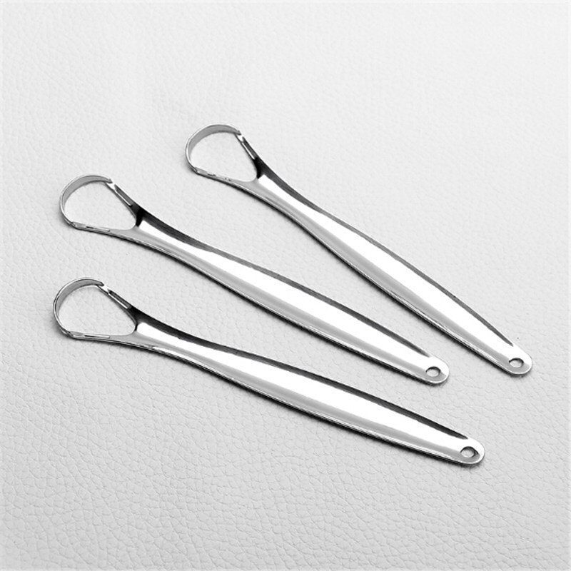 1PC Useful Tongue Scraper Stainless Steel Oral Tongue Cleaner Medical Mouth Brush Reusable Fresh Breath Maker 1PC Useful Tongue Scraper Stainless Steel Oral Tongue Cleaner Medical Mouth Brush Reusable Fresh Breath Maker