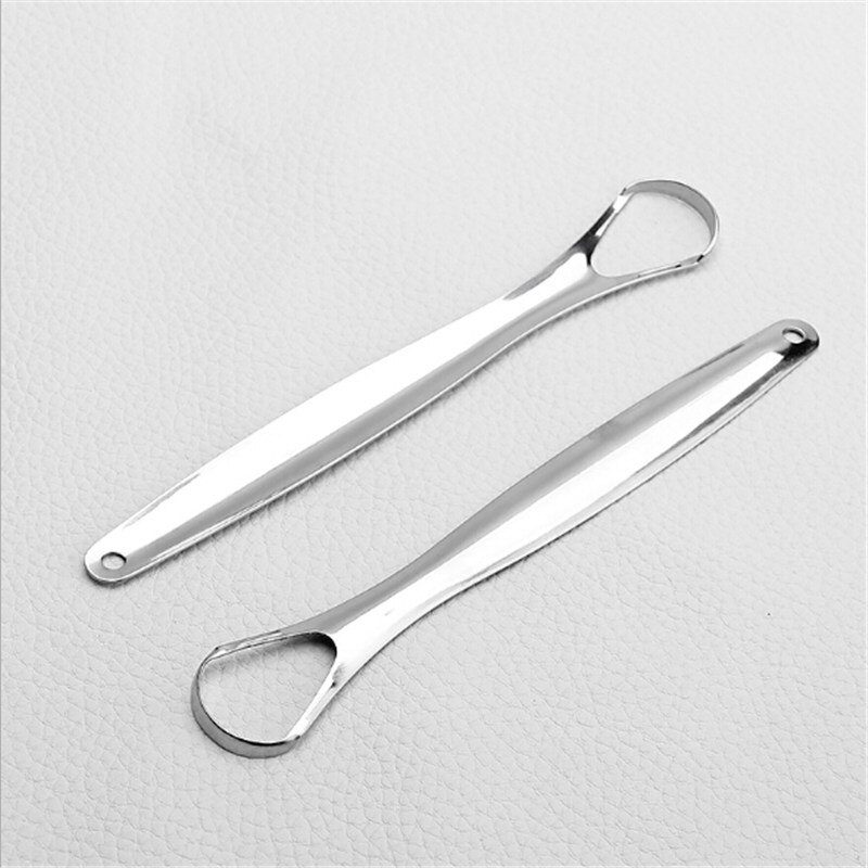 1PC Useful Tongue Scraper Stainless Steel Oral Tongue Cleaner Medical Mouth Brush Reusable Fresh Breath Maker 1PC Useful Tongue Scraper Stainless Steel Oral Tongue Cleaner Medical Mouth Brush Reusable Fresh Breath Maker