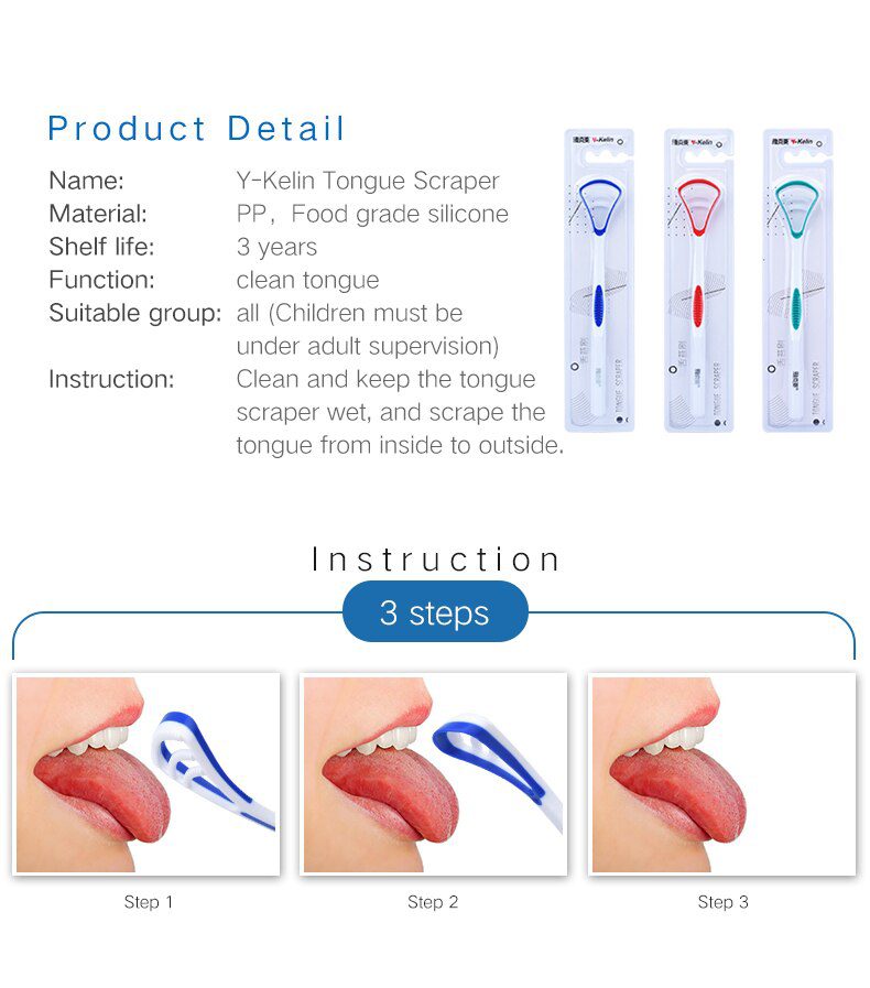 2018 new Y-Kelin Tongue Scraper Brush Oral cleaning tongue toothbrush cleanering brush Fresh Breath remove coating 2018 new Y-Kelin Tongue Scraper Brush Oral cleaning tongue toothbrush cleanering brush Fresh Breath remove coating