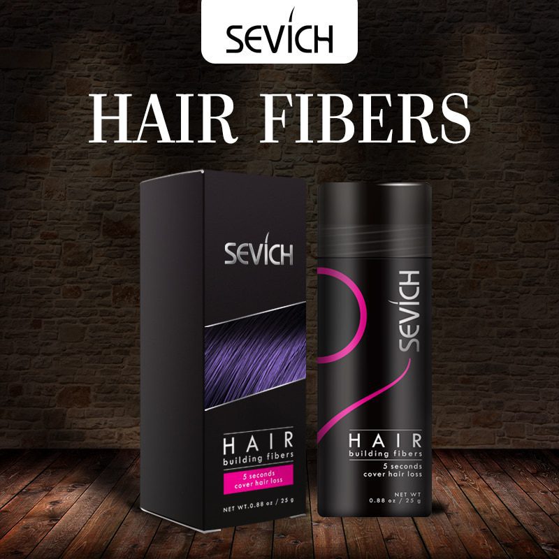 Sevich 25g hair building fibers powder hair loss products bald extension thicken hair spray jar keratin Sevich 25g hair building fibers powder hair loss products bald extension thicken hair spray jar keratin