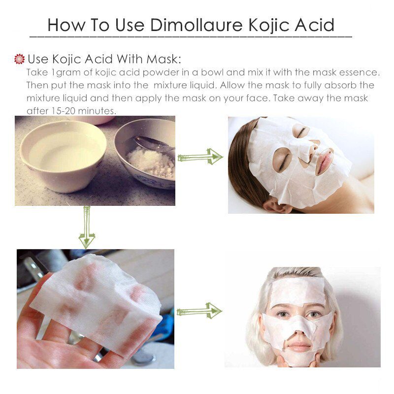 Dimollaure 30g pure Kojic Acid whitening cream+Vitamin C serum removal Acne Pimples Anti Aging pigmentt melanin Wrinkle cream Dimollaure 30g pure Kojic Acid whitening cream+Vitamin C serum removal Acne Pimples Anti Aging pigmentt melanin Wrinkle cream