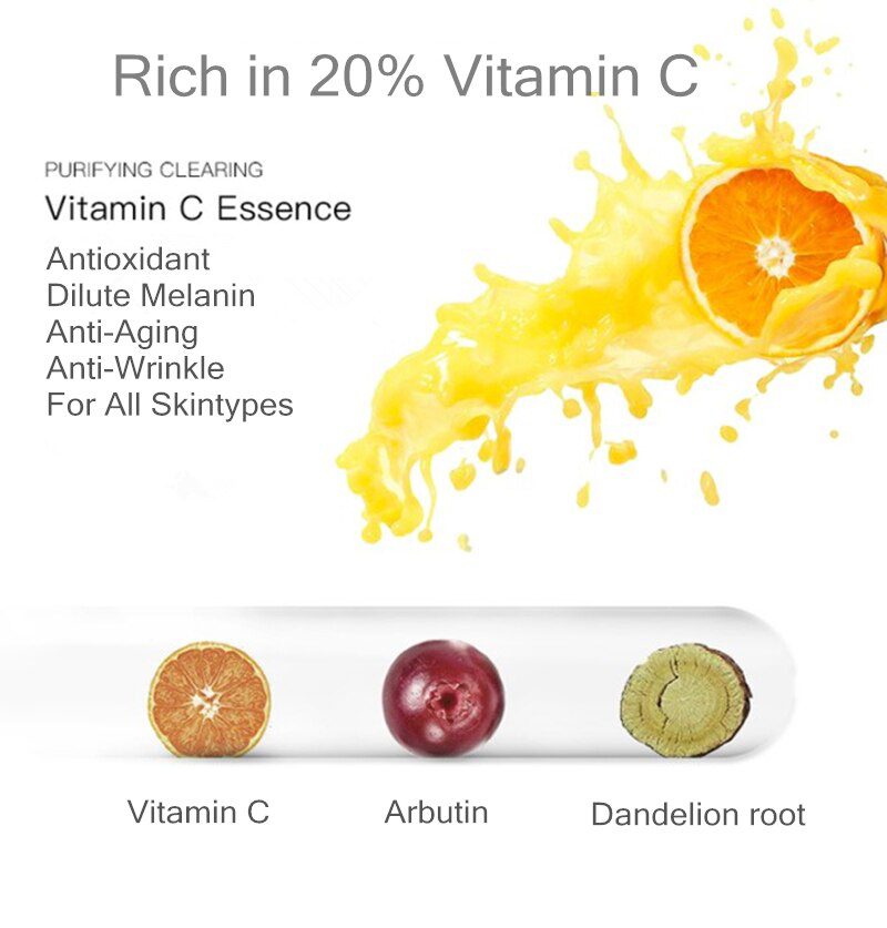 Dimollaure Retinol whitening face cream +Vitamin C serum Acne treament Remove Freckle melasma pigment Melanin sunburn Spots Dimollaure Retinol whitening face cream +Vitamin C serum Acne treament Remove Freckle melasma pigment Melanin sunburn Spots