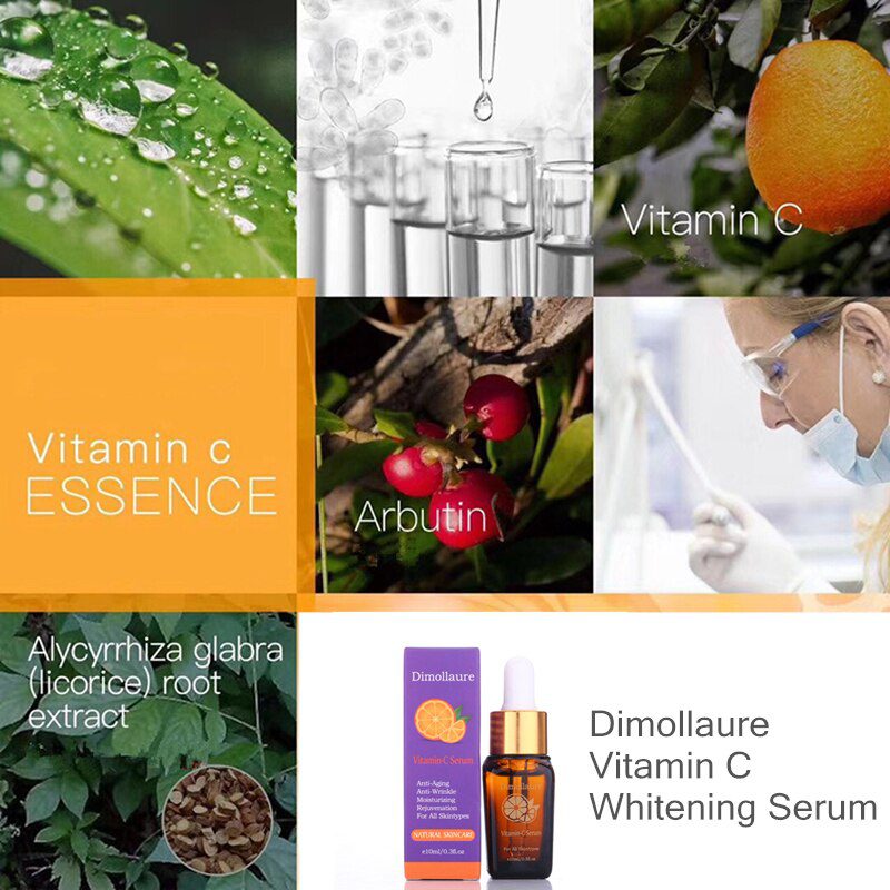 Dimollaure Retinol whitening face cream +Vitamin C serum Acne treament Remove Freckle melasma pigment Melanin sunburn Spots Dimollaure Retinol whitening face cream +Vitamin C serum Acne treament Remove Freckle melasma pigment Melanin sunburn Spots