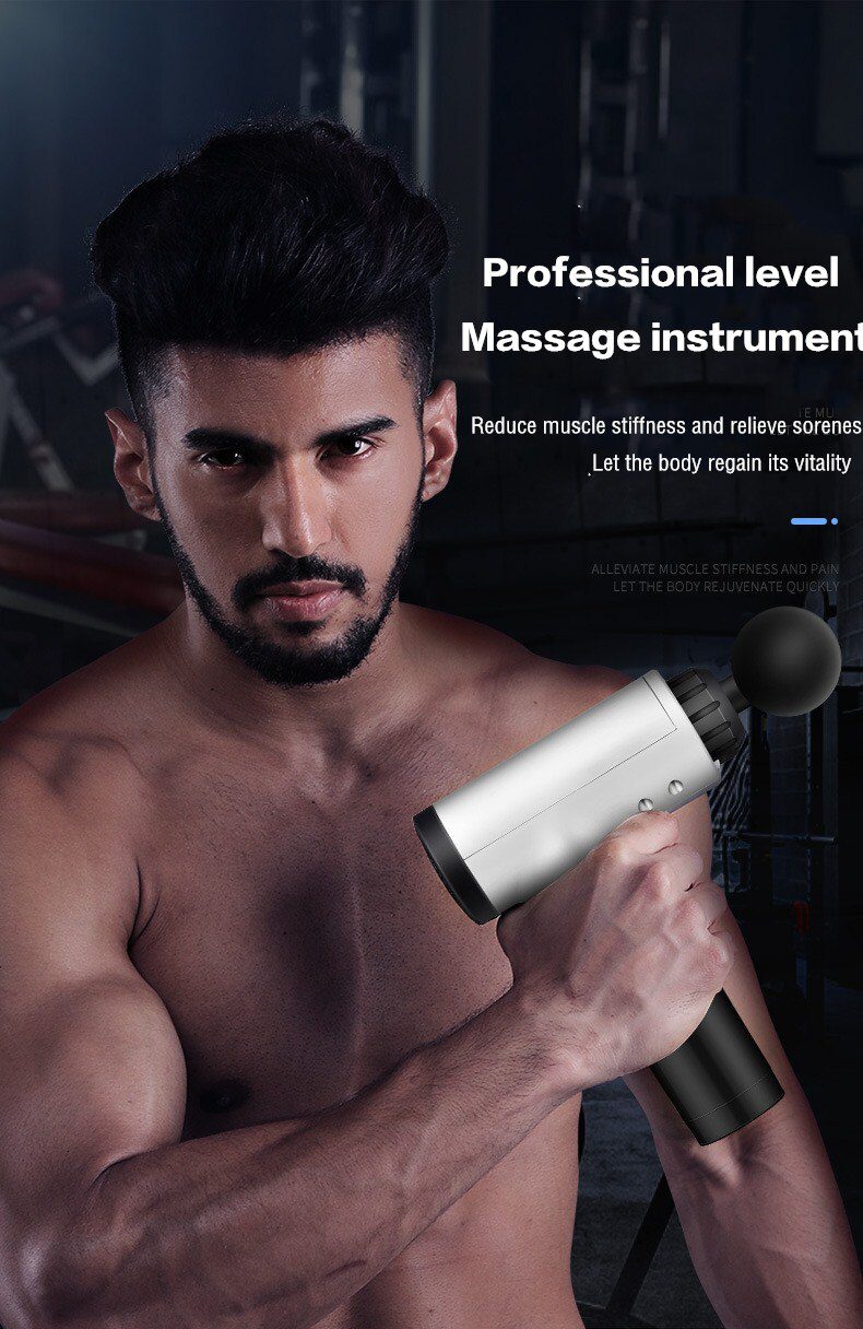 Massage Gun Muscle Relaxation Massager Vibration Gun Vibration Massage Fitness Equipment Noise Reduction Design Brushless Motor Massage Gun Muscle Relaxation Massager Vibration Gun Vibration Massage Fitness Equipment Noise Reduction Design Brushless Motor