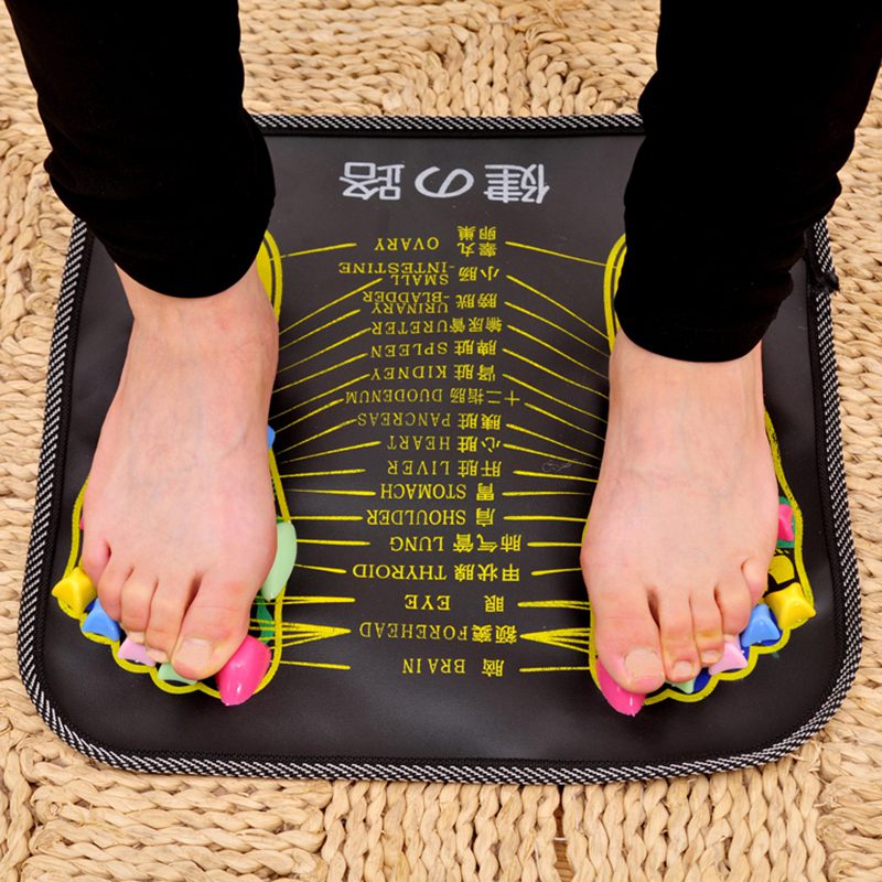 1Pc Acupuncture Cobblestone Foot Reflexology Massage Pad Walk Stone Square Foot Massager Cushion for Relax Body Pain Health Care 1Pc Acupuncture Cobblestone Foot Reflexology Massage Pad Walk Stone Square Foot Massager Cushion for Relax Body Pain Health Care