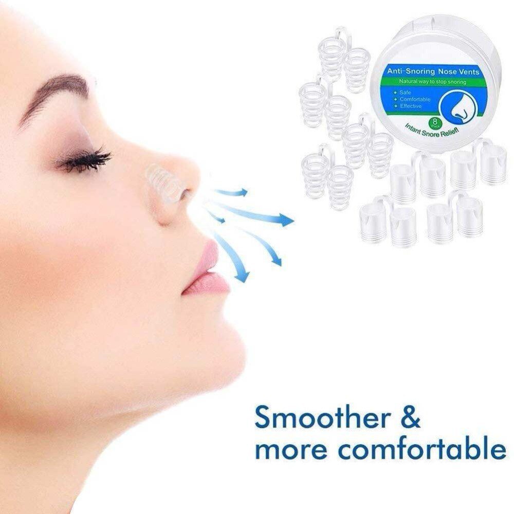 8Pcs/Box Anti Snore Apnea Nose Clip Anti-Snoring Breathe Aid Stop Snore Device Sleeping Aid Equipment Stop Snoring 8Pcs/Box Anti Snore Apnea Nose Clip Anti-Snoring Breathe Aid Stop Snore Device Sleeping Aid Equipment Stop Snoring