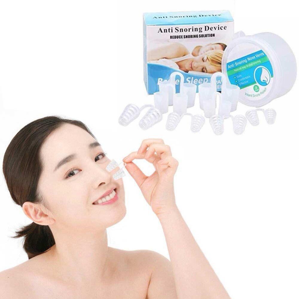 8Pcs/Box Anti Snore Apnea Nose Clip Anti-Snoring Breathe Aid Stop Snore Device Sleeping Aid Equipment Stop Snoring 8Pcs/Box Anti Snore Apnea Nose Clip Anti-Snoring Breathe Aid Stop Snore Device Sleeping Aid Equipment Stop Snoring