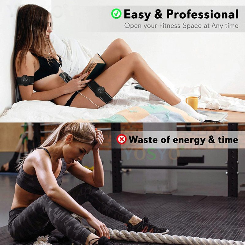EMS Wireless Muscle Stimulator Trainer Smart Fitness Abdominal Training Electric Weight Loss Stickers Body Slimming Belt Unisex EMS Wireless Muscle Stimulator Trainer Smart Fitness Abdominal Training Electric Weight Loss Stickers Body Slimming Belt Unisex