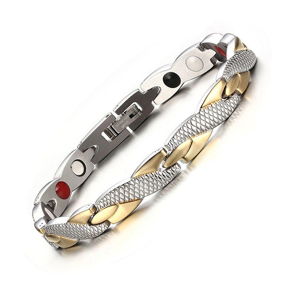 Twisted Healthy Magnetic Bracelet for Women Power Therapy Magnets Magnetite Bracelets Bangles Men Health Care Jewelry Stainless Twisted Healthy Magnetic Bracelet for Women Power Therapy Magnets Magnetite Bracelets Bangles Men Health Care Jewelry Stainless