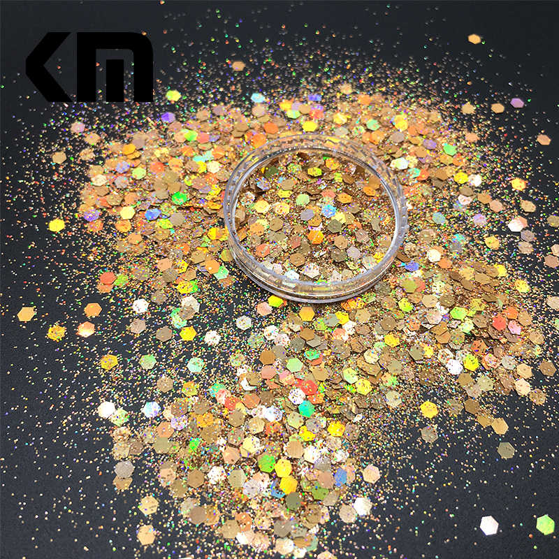 KM GLITTER Top Popular Best Sales Chunky Mixed Fairy Face Body Craft Rose Sequins Manicure Rose Gold Glitter for Nail Decoration KM GLITTER Top Popular Best Sales Chunky Mixed Fairy Face Body Craft Rose Sequins Manicure Rose Gold Glitter for Nail Decoration