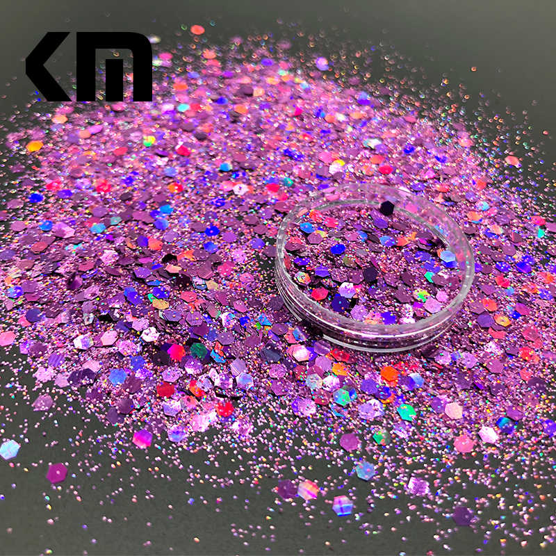 KM GLITTER Top Popular Best Sales Chunky Mixed Fairy Face Body Craft Rose Sequins Manicure Rose Gold Glitter for Nail Decoration KM GLITTER Top Popular Best Sales Chunky Mixed Fairy Face Body Craft Rose Sequins Manicure Rose Gold Glitter for Nail Decoration