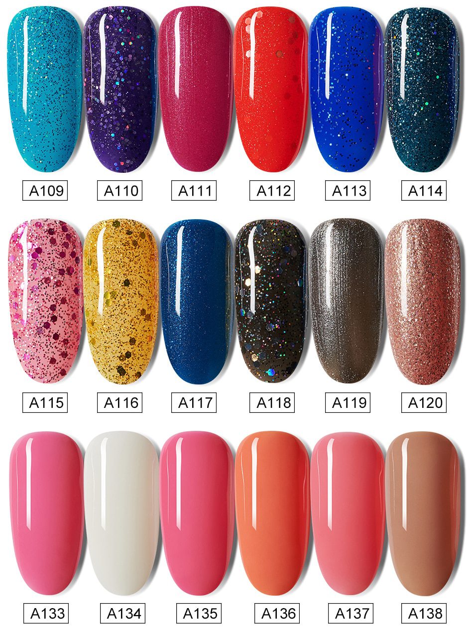 ROHWXY 15ml Uv Gel Nail Polish Top Uv Led Gel Nail Art Varnish Hybrid Soak Off Gel Lacquer Lucky Nail Paint Gel Polish Gellak ROHWXY 15ml Uv Gel Nail Polish Top Uv Led Gel Nail Art Varnish Hybrid Soak Off Gel Lacquer Lucky Nail Paint Gel Polish Gellak