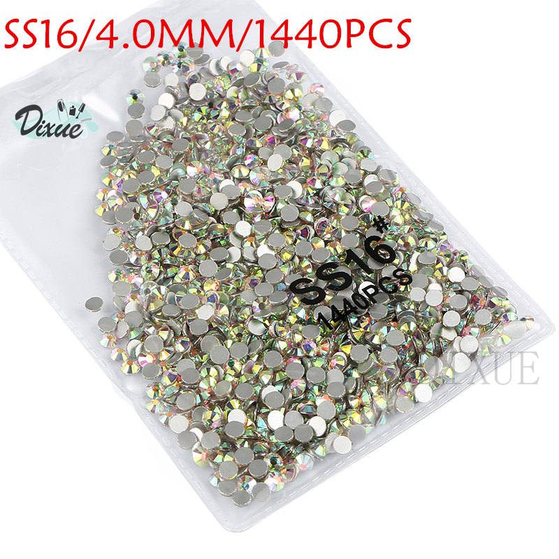 High light AAA rhinestone crystal AB clear SS3-SS40(1.3mm-8.4mm) Non Hotfix flatback Rhinestones for Nails 3D nail art gems045 High light AAA rhinestone crystal AB clear SS3-SS40(1.3mm-8.4mm) Non Hotfix flatback Rhinestones for Nails 3D nail art gems045