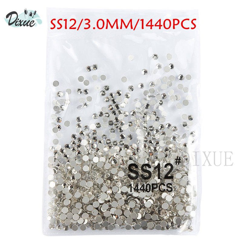High light AAA rhinestone crystal AB clear SS3-SS40(1.3mm-8.4mm) Non Hotfix flatback Rhinestones for Nails 3D nail art gems045 High light AAA rhinestone crystal AB clear SS3-SS40(1.3mm-8.4mm) Non Hotfix flatback Rhinestones for Nails 3D nail art gems045