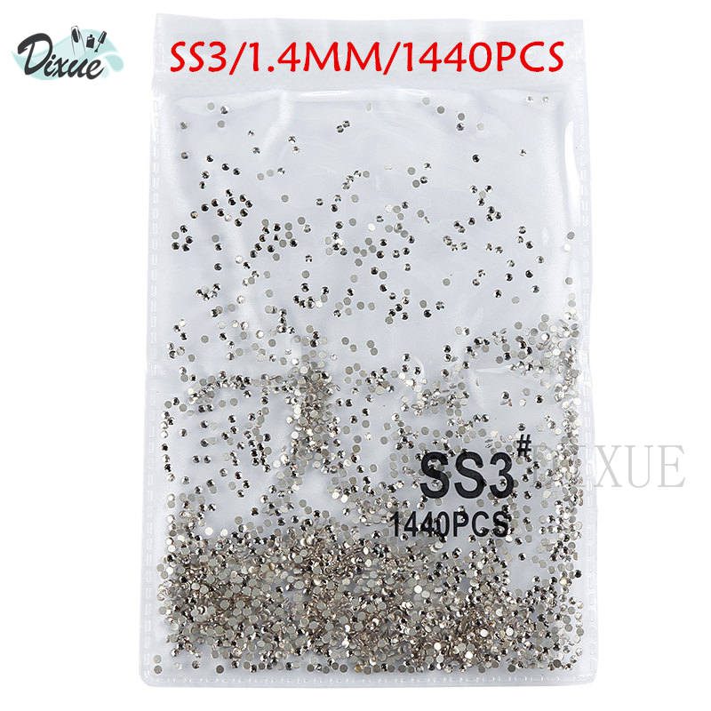 High light AAA rhinestone crystal AB clear SS3-SS40(1.3mm-8.4mm) Non Hotfix flatback Rhinestones for Nails 3D nail art gems045 High light AAA rhinestone crystal AB clear SS3-SS40(1.3mm-8.4mm) Non Hotfix flatback Rhinestones for Nails 3D nail art gems045