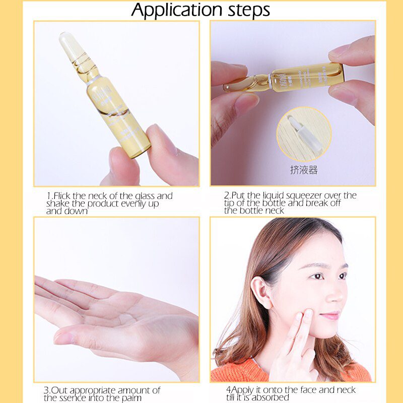 SENANA Hyaluronic Acid Face Serum 24k gold Nicotinamide Ampoule Anti-Aging Shrink pores Anti-Ance Whitening Moisturizing essence SENANA Hyaluronic Acid Face Serum 24k gold Nicotinamide Ampoule Anti-Aging Shrink pores Anti-Ance Whitening Moisturizing essence