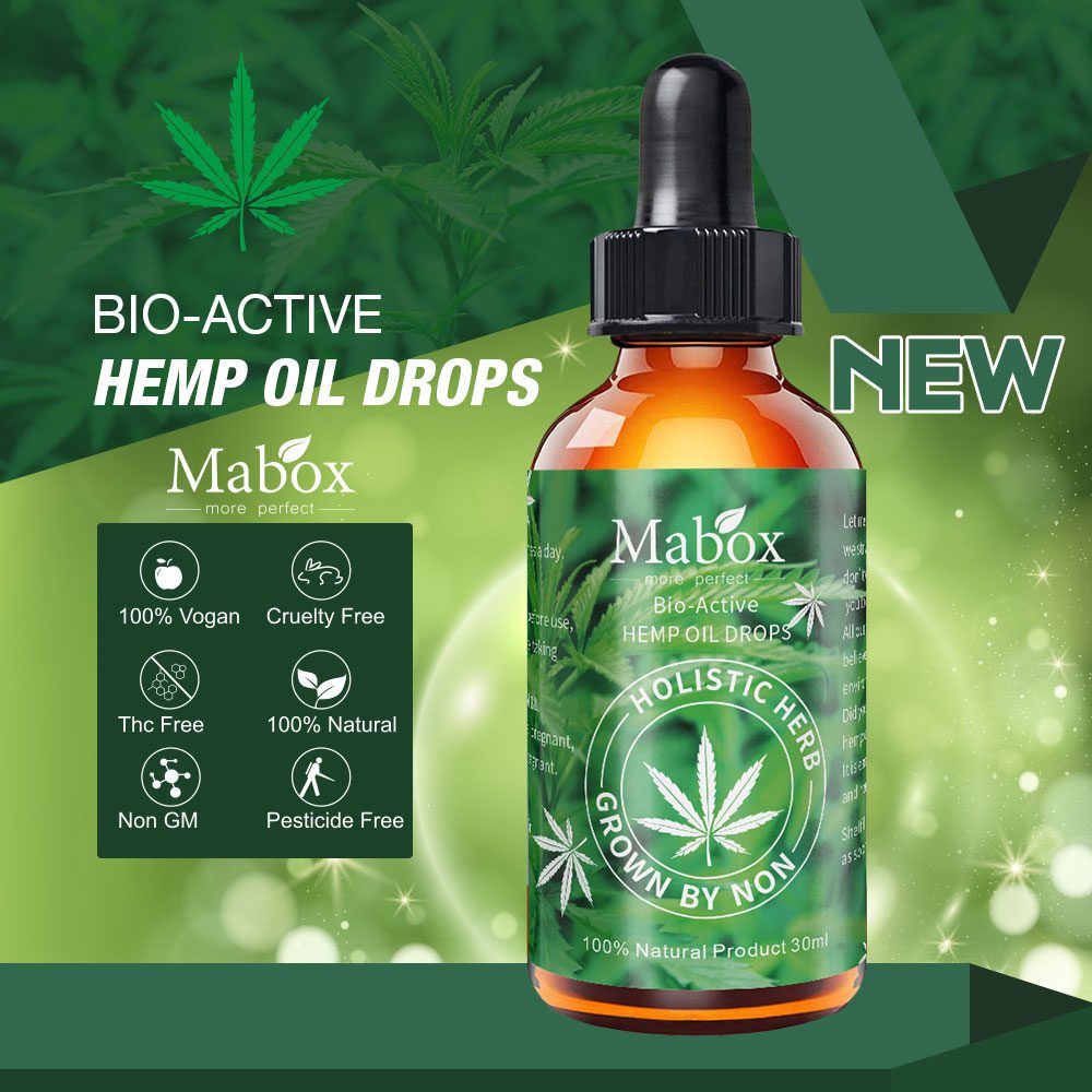MABOX Hemp Oil, 100% Natural Sleep Aid Anti Stress Hemp Extract Drops for Pain, Anxiety & Stress Relief, 2000mg Contains cbd MABOX Hemp Oil, 100% Natural Sleep Aid Anti Stress Hemp Extract Drops for Pain, Anxiety & Stress Relief, 2000mg Contains cbd