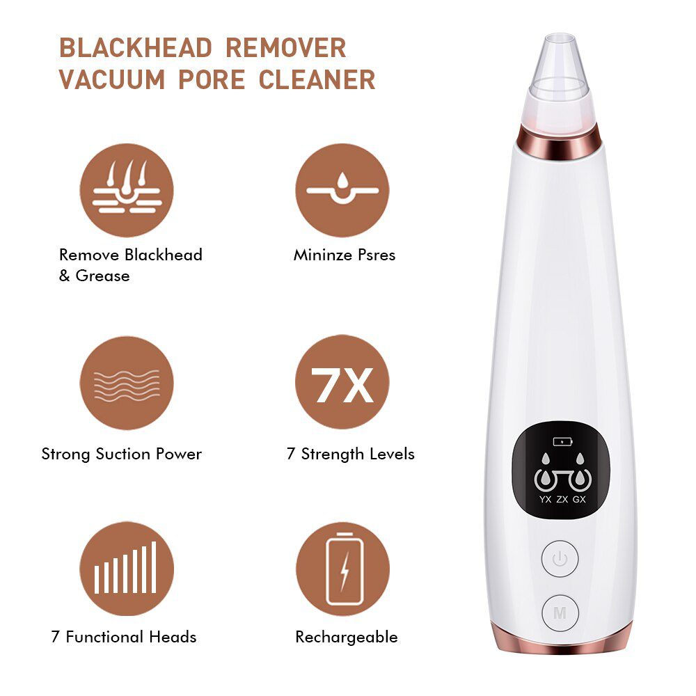 Blackhead Remover Vacuum Pore Cleaner Electric Nose Face Deep Cleansing Skin Care Machine Birthday Gift Dropshipping Beauty Tool Blackhead Remover Vacuum Pore Cleaner Electric Nose Face Deep Cleansing Skin Care Machine Birthday Gift Dropshipping Beauty Tool