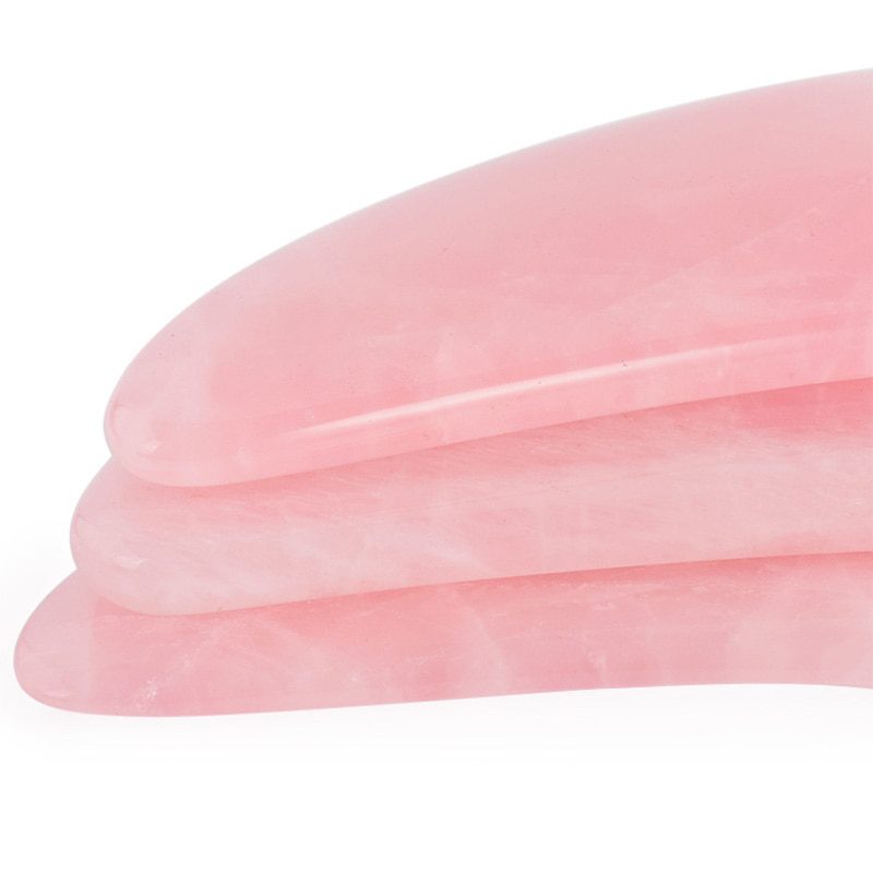 Pink Crystal Stone Jade Roller Set Face Lift Massage Roller Facial Slimming Massager Natural Quartz Stone Neck Massage Tool Pink Crystal Stone Jade Roller Set Face Lift Massage Roller Facial Slimming Massager Natural Quartz Stone Neck Massage Tool