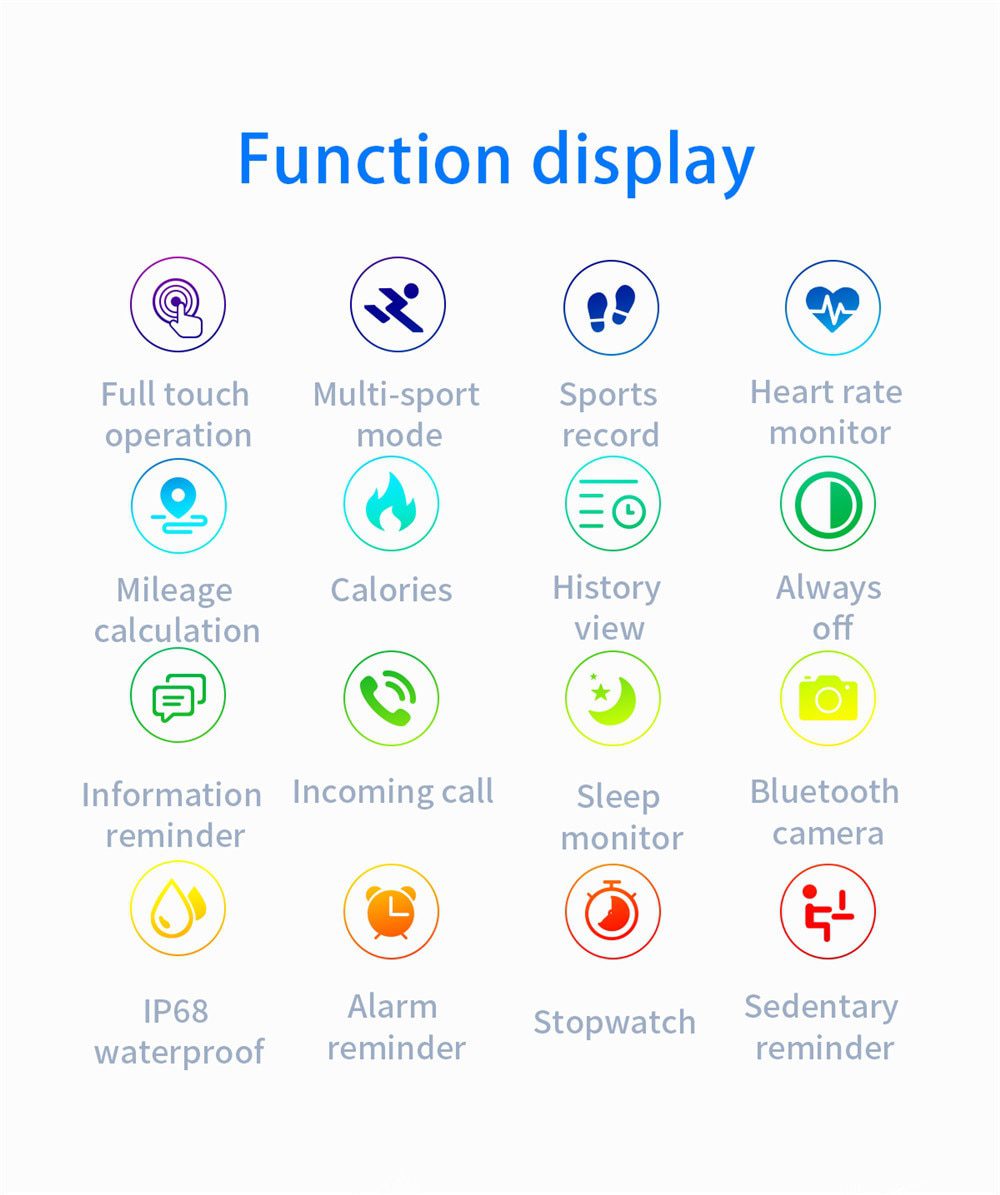 Full Touch Watch Smart Watch Men Blood Pressure IP68 Waterproof Smartwatch 2020 Fitness Tracker Watches Women For Android IOS Full Touch Watch Smart Watch Men Blood Pressure IP68 Waterproof Smartwatch 2020 Fitness Tracker Watches Women For Android IOS