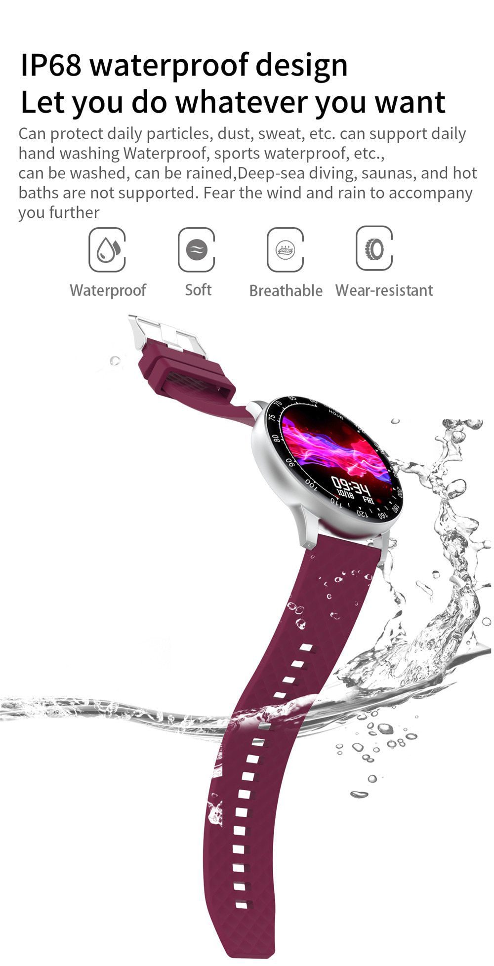 Full Touch Watch Smart Watch Men Blood Pressure IP68 Waterproof Smartwatch 2020 Fitness Tracker Watches Women For Android IOS Full Touch Watch Smart Watch Men Blood Pressure IP68 Waterproof Smartwatch 2020 Fitness Tracker Watches Women For Android IOS