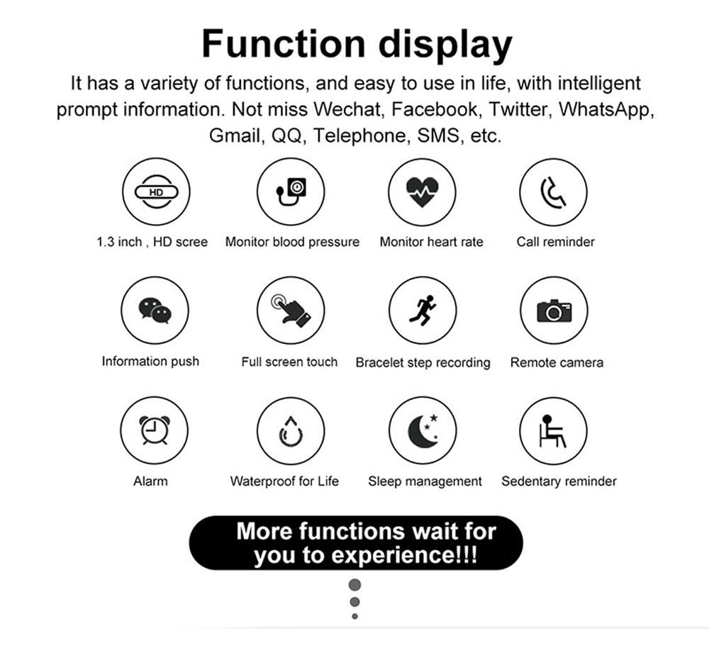 2020 Full Touch Smart Watch Men Blood Pressure Smartwatch Women Waterproof Heart Rate Tracker Sport Clock Watch For Android IOS 2020 Full Touch Smart Watch Men Blood Pressure Smartwatch Women Waterproof Heart Rate Tracker Sport Clock Watch For Android IOS