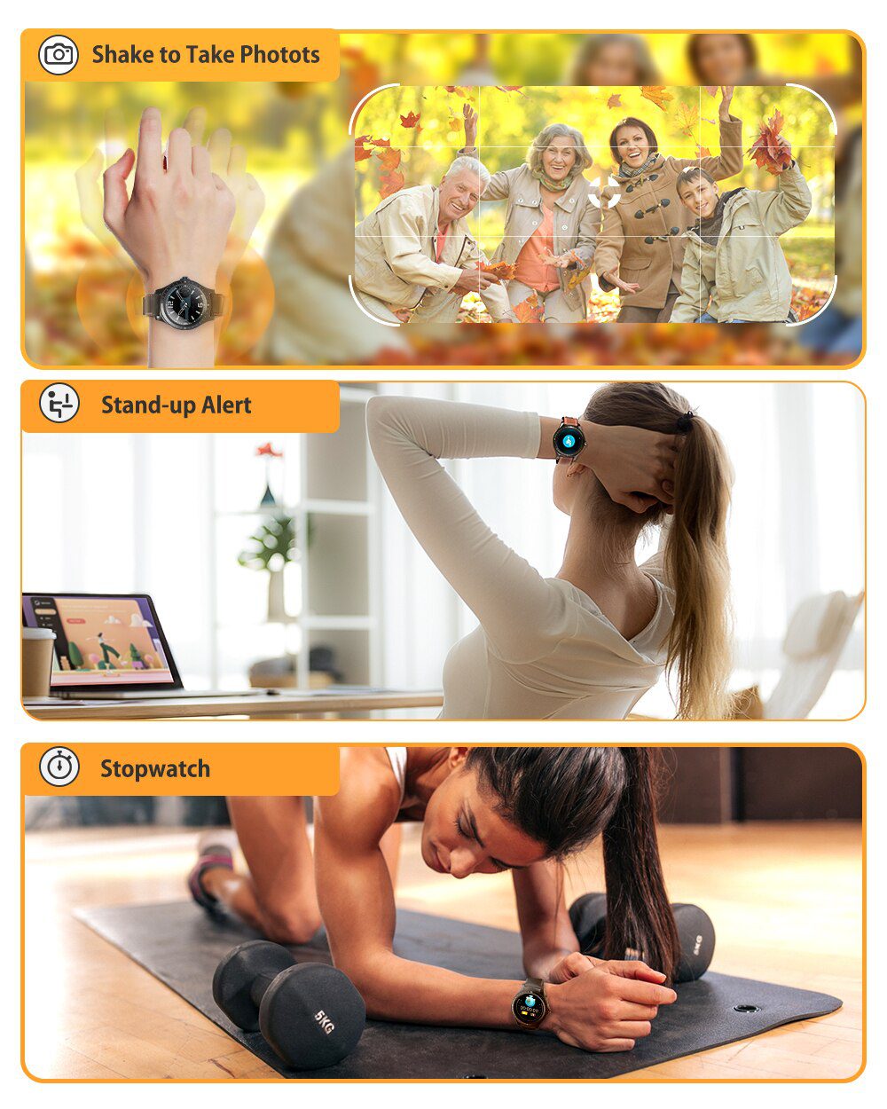 [ bluetooth 5.0 ] BlitzWolf BW-HL2 Smart Watch 1.3' Full Round Touch Screen Heart Rate Blood Pressure O2 Monitor IP67 Smartwatch