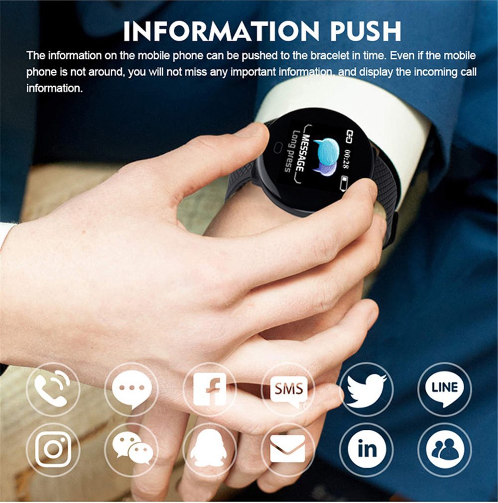Smart Watch Men 1.3'' Screen Fitness Tracker Ip67 Waterproof Blood Pressure Heart Rate Monitor Smartwatch Woman For Android IOS Smart Watch Men 1.3'' Screen Fitness Tracker Ip67 Waterproof Blood Pressure Heart Rate Monitor Smartwatch Woman For Android IOS