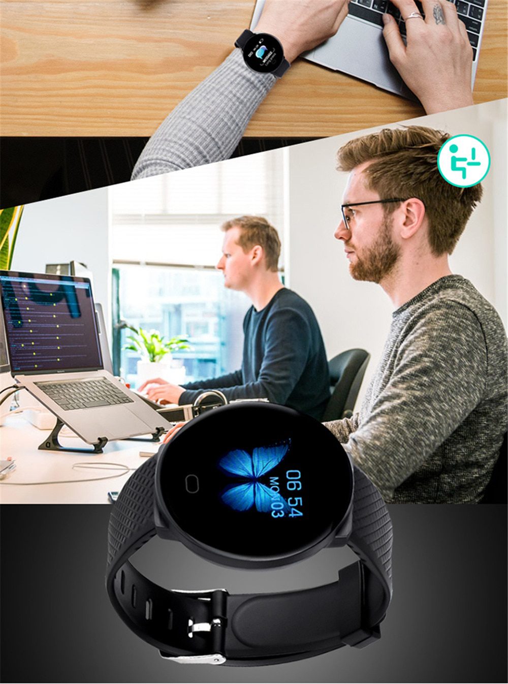 Smart Watch Men 1.3'' Screen Fitness Tracker Ip67 Waterproof Blood Pressure Heart Rate Monitor Smartwatch Woman For Android IOS Smart Watch Men 1.3'' Screen Fitness Tracker Ip67 Waterproof Blood Pressure Heart Rate Monitor Smartwatch Woman For Android IOS