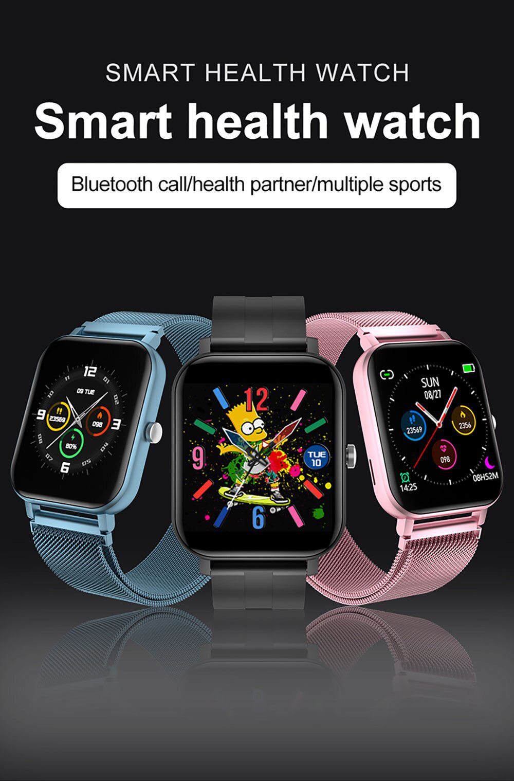 Bluetooth Call Smart Watch Men Full Touch Screen Blood Pressure Smartwatch Women Heart Rate Monitor Fitness Tracker Sport Watch Bluetooth Call Smart Watch Men Full Touch Screen Blood Pressure Smartwatch Women Heart Rate Monitor Fitness Tracker Sport Watch