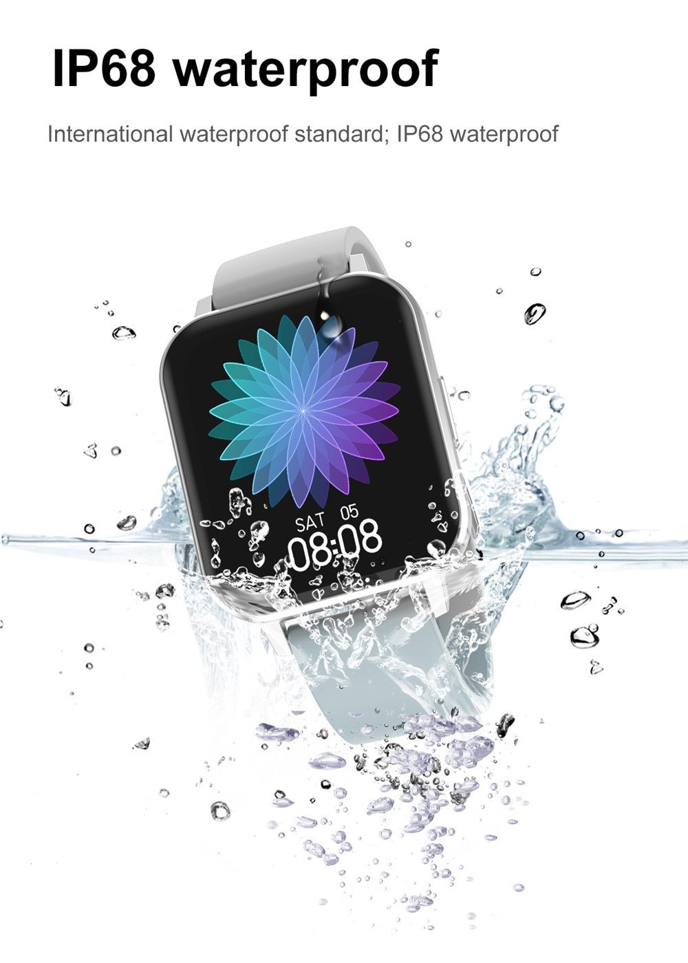 Smart Watch Men IP68 Waterproof 1.78 inch Screen Blood Pressure Smartwatch Women ECG Heart Rate Monitor Fitness Tracker Watches Smart Watch Men IP68 Waterproof 1.78 inch Screen Blood Pressure Smartwatch Women ECG Heart Rate Monitor Fitness Tracker Watches