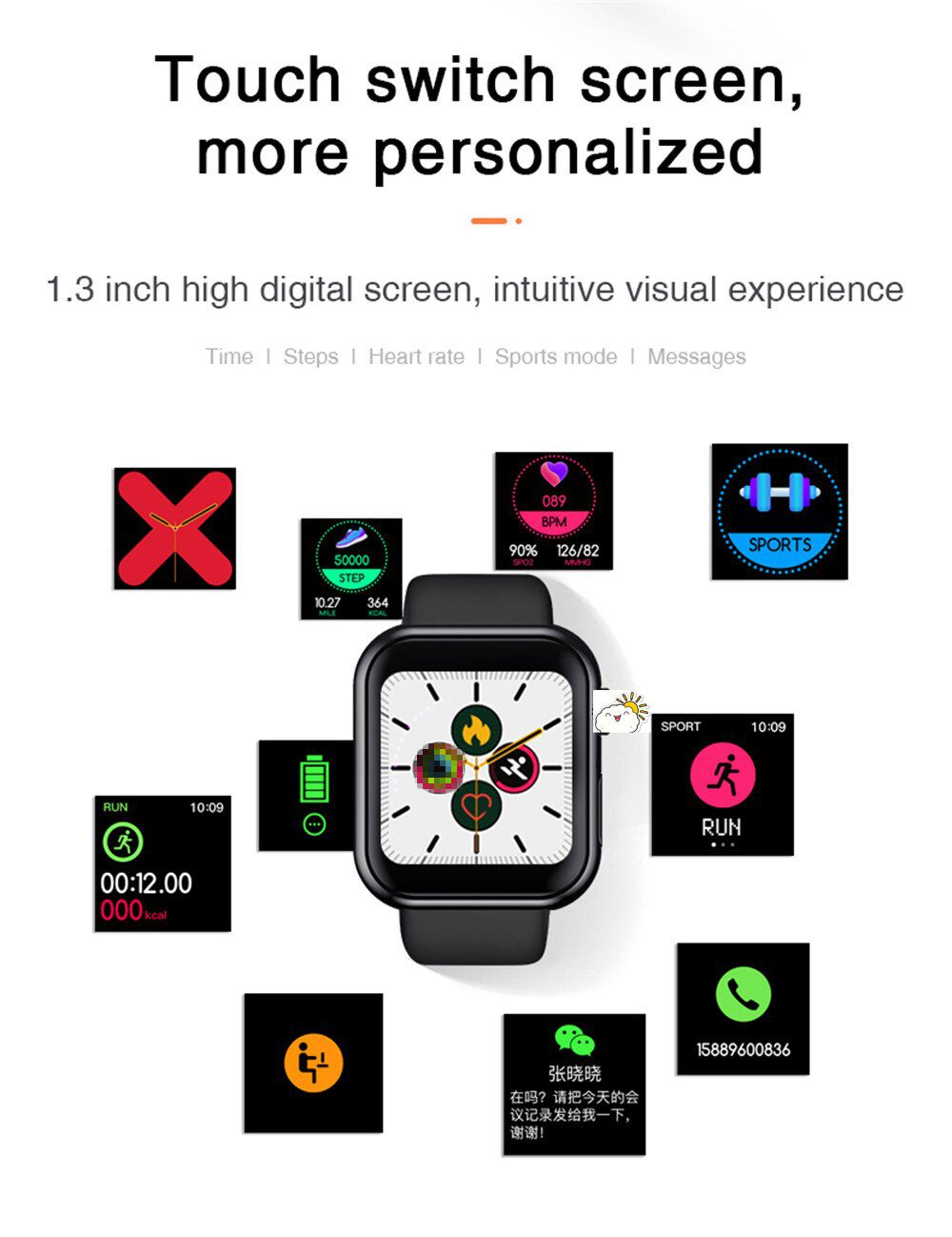 2020 Men Women Smart Watch Waterproof Blood Pressure Smartwatch Heart Rate Monitor Sleep Tracker Clock Watch For Android IOS 2020 Men Women Smart Watch Waterproof Blood Pressure Smartwatch Heart Rate Monitor Sleep Tracker Clock Watch For Android IOS