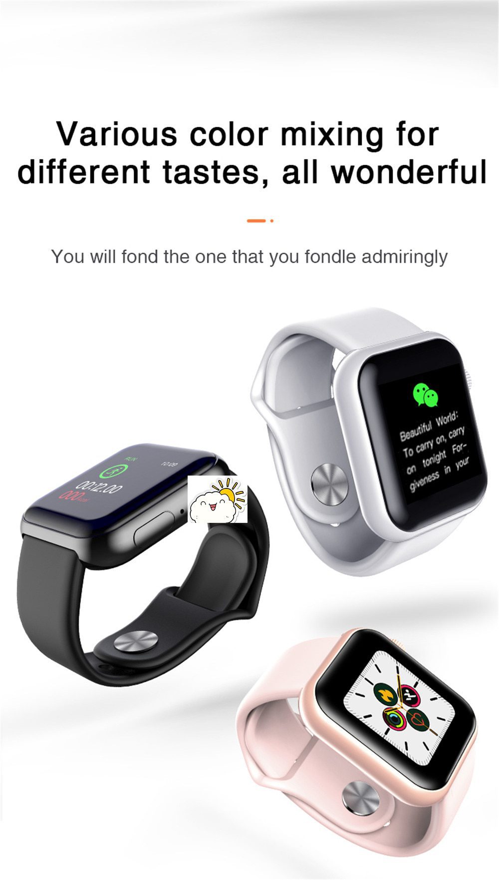 2020 Men Women Smart Watch Waterproof Blood Pressure Smartwatch Heart Rate Monitor Sleep Tracker Clock Watch For Android IOS 2020 Men Women Smart Watch Waterproof Blood Pressure Smartwatch Heart Rate Monitor Sleep Tracker Clock Watch For Android IOS