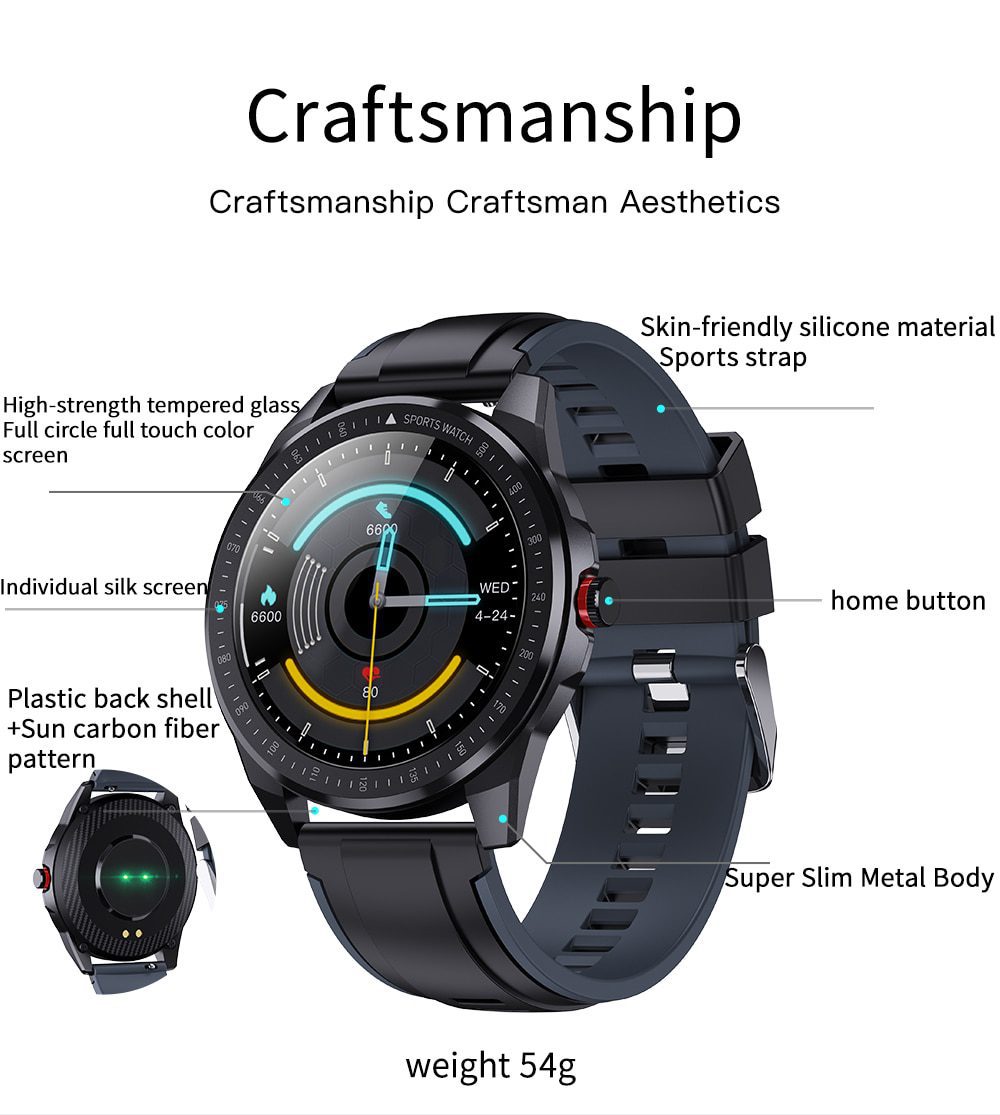 YOCUBY Smart Watch Men Smartwatch IP68 Waterproof Call Reminder Heart Rate Sleep Monitor Custom Watch Face Pedometer YOCUBY Smart Watch Men Smartwatch IP68 Waterproof Call Reminder Heart Rate Sleep Monitor Custom Watch Face Pedometer